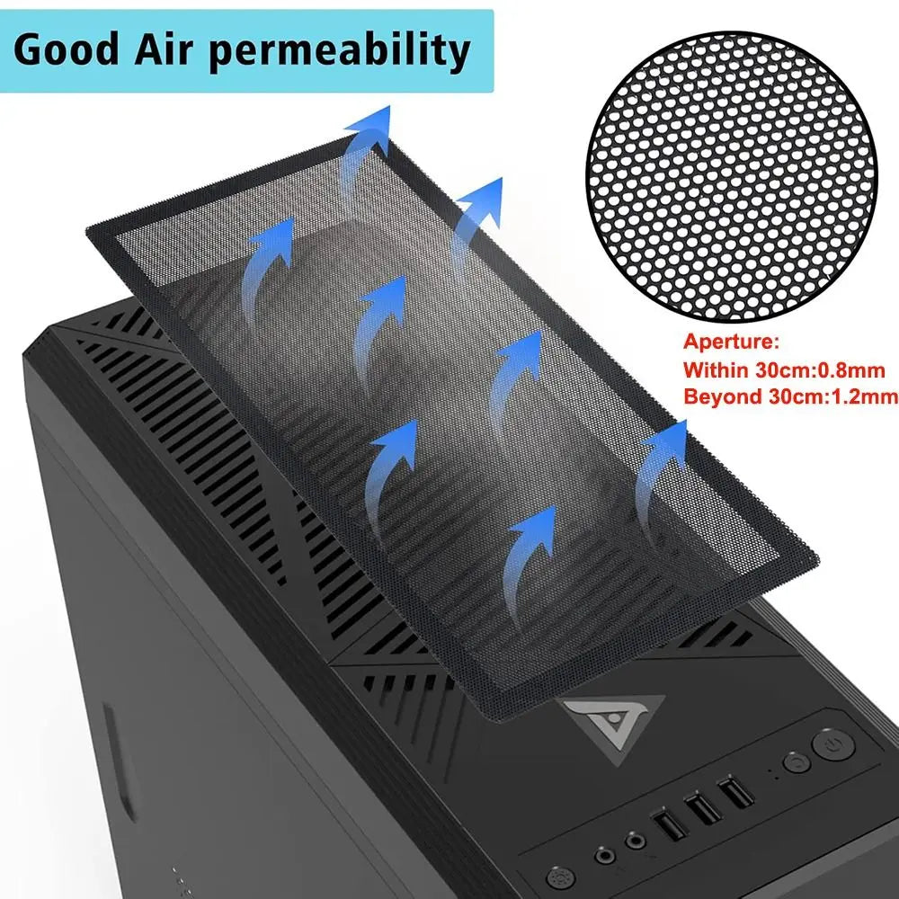 Magnetic PC Fan Dust Filter – PVC Dustproof Mesh Cover PC Fan Dust Filter Axl