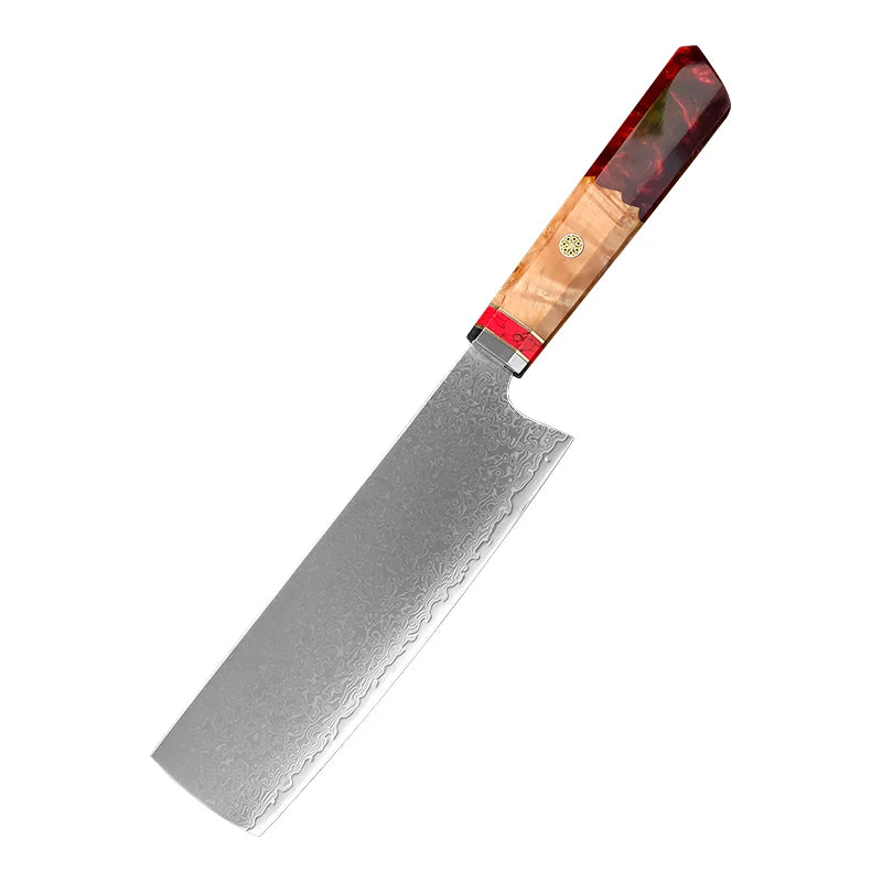 InLeung VG10 Damascus Gyuto Chef Knife | Japanese Kitchen Knife Damascus Chef Knife Axl kitchen knife