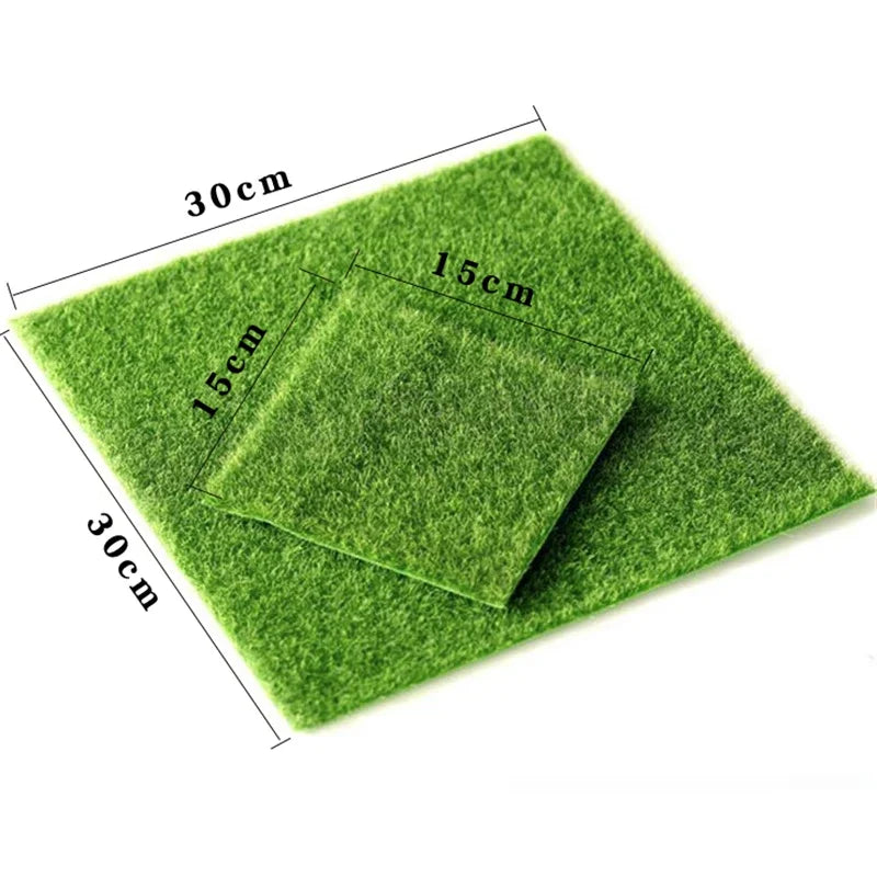 Artificial Moss Grass Mat – DIY Micro Landscape Flocked Turf Artificial Moss Mat Axl