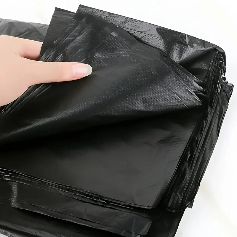 Heavy-Duty Garbage Bags 50-Pack | 8L Flat Top Bin Liners Plastic Bin Liners Axl