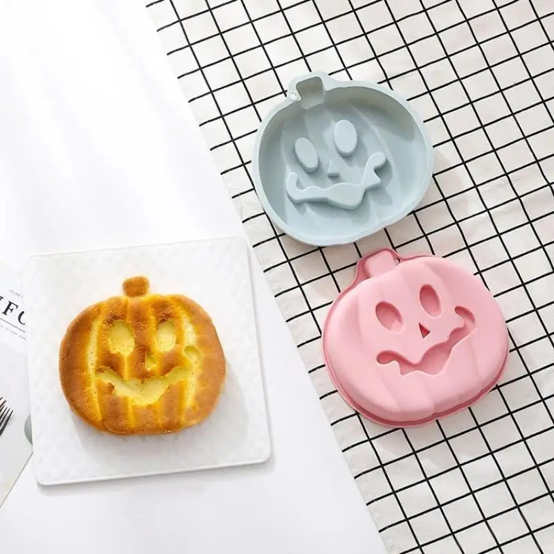 8-Inch Halloween Pumpkin Silicone Cake Mold | Mousse Baking Silicone Cake Mold Axl