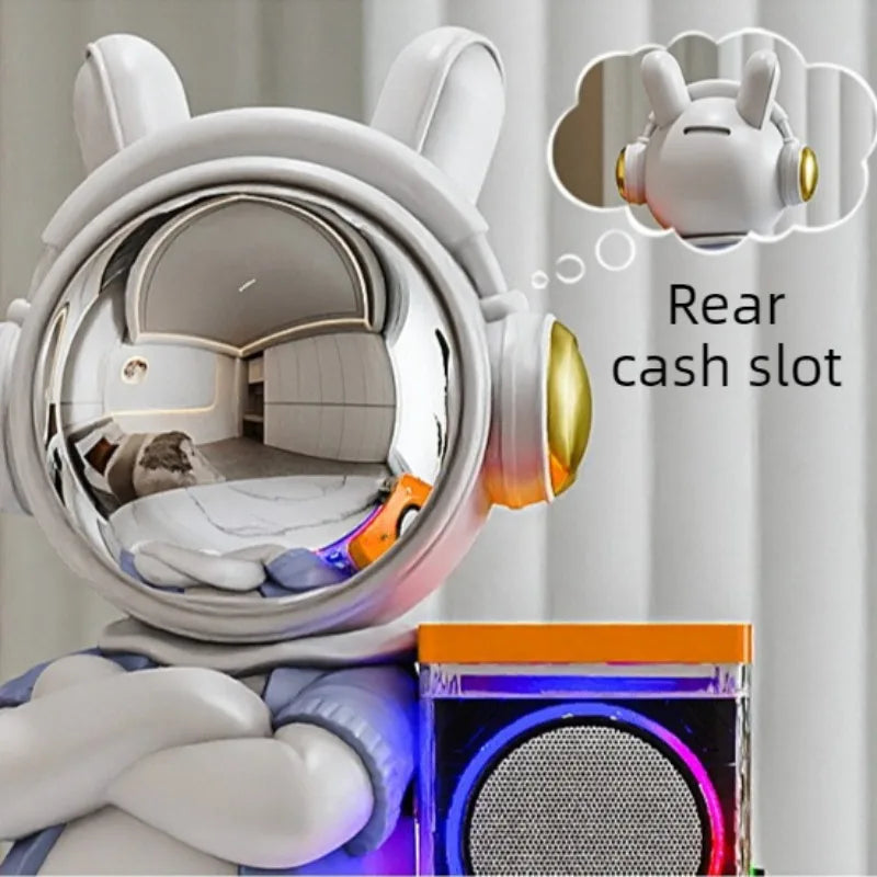 Astronaut Figurine with Bluetooth Speaker | Modern Resin Art Decorative Figurine Speaker Axl