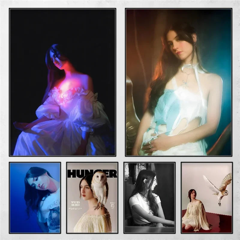 Weyes Blood Music Poster – Waterproof Self-Adhesive Wall Art Wall Art Poster Axl