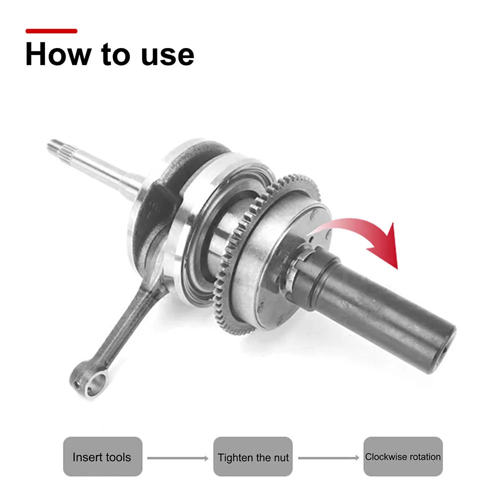 3pc Motorcycle Clutch Nut Removal Four-Claw Socket 18/20/22mm Motorcycle Repair Tool Axl