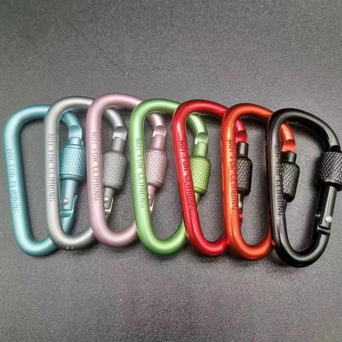 Aluminum Alloy D-Shape Locking Carabiner – Camping Hook Locking Carabiner Axl