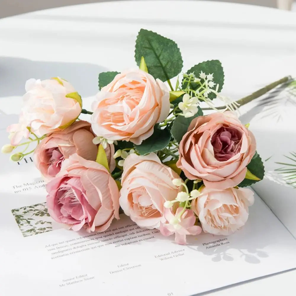Silk Rose Artificial Flowers – Wedding, Wreath & Home Decor Artificial Silk Flowers Axl 5