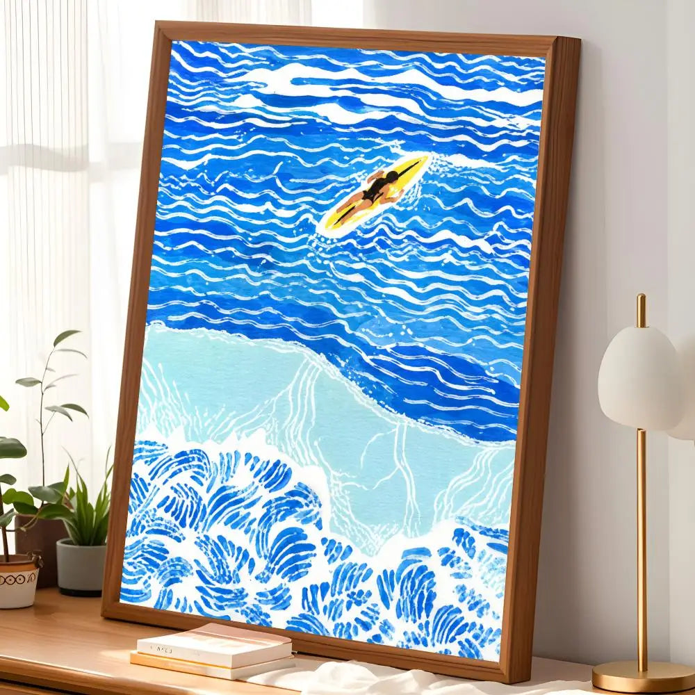 LA Dolce Vita Coast Aesthetic Wall Art Poster – Self-Stick Wall Art Poster Axl