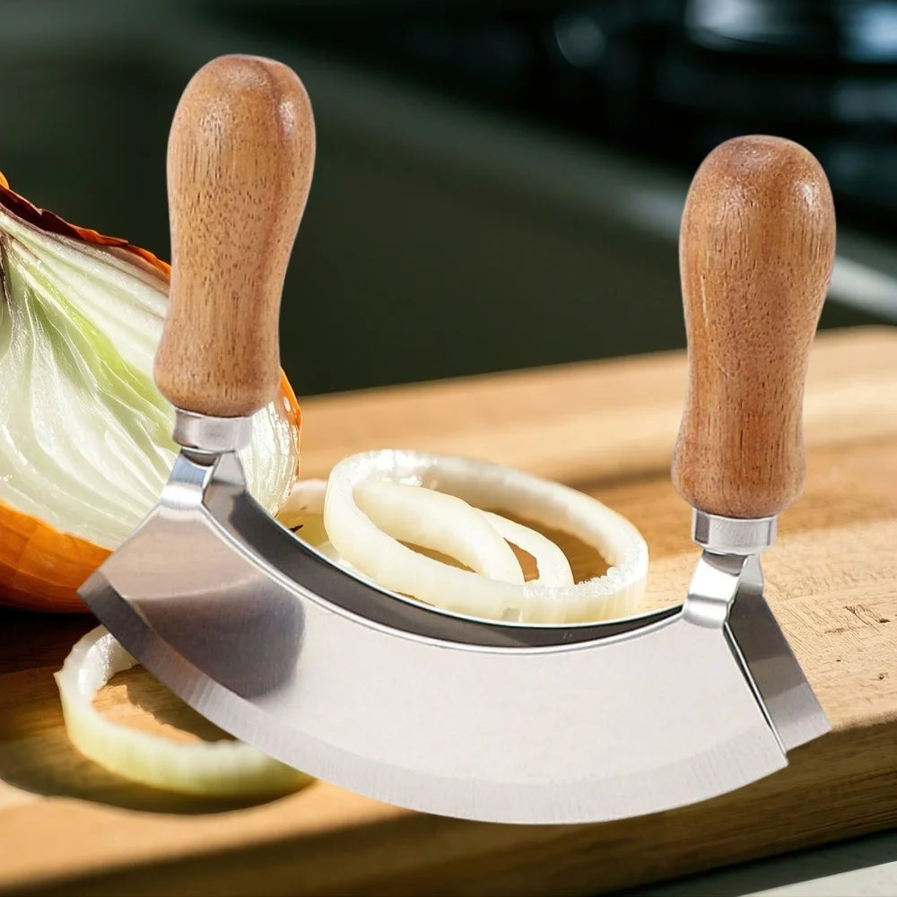 Wood Handle Double-Sided Cheese & Vegetable Cutter Kitchen Cutter Tool Axl