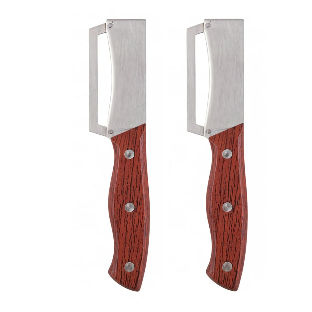 Stainless Steel Peeler with Wooden Handle | Fruit & Veg Vegetable Peeler Axl 2pcs PP handle