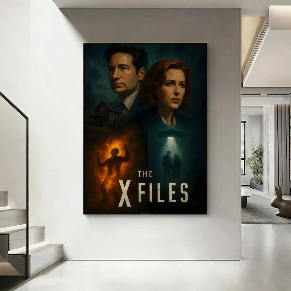 X-Files TV Poster – HD Waterproof Wall Art | Home & Bar Decor Wall Art Poster Axl White1 15X20cmNoframe