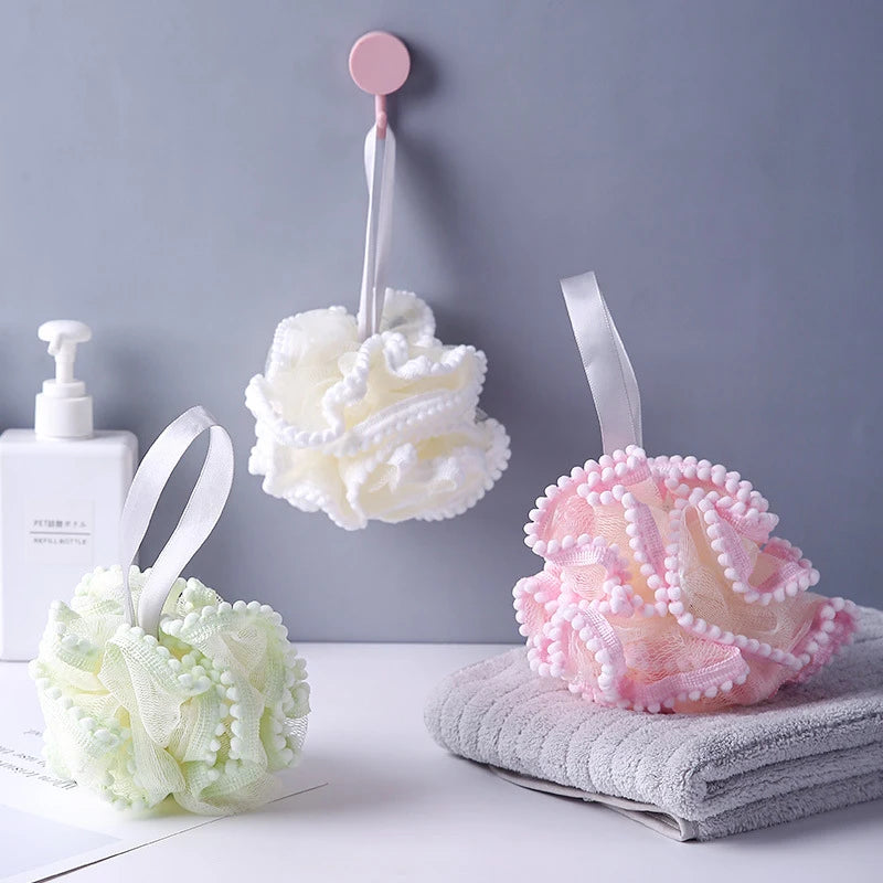 Soft Mesh Bath Sponge Ball – Exfoliating Shower Puff Bath Shower Puff Axl