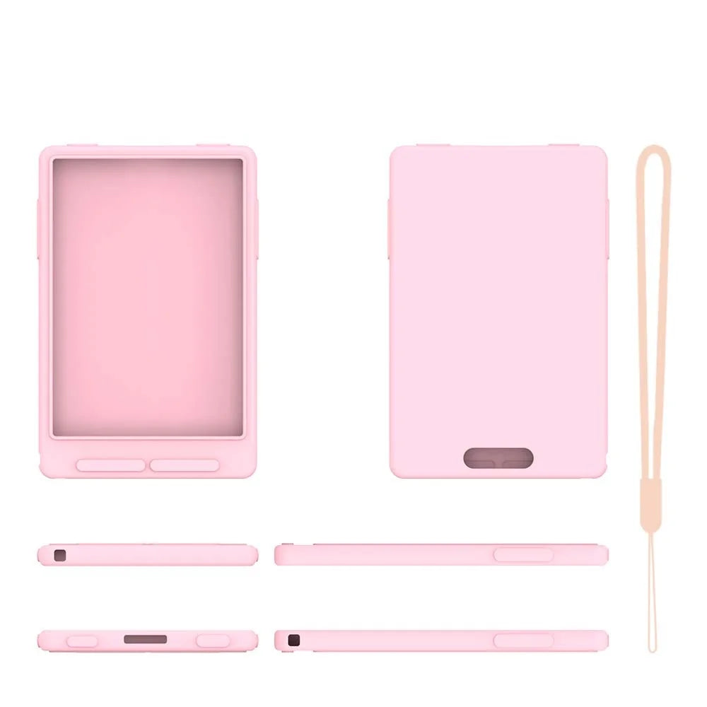 X3 eBook Reader Silicone Case – Drop-Proof Cover | Black Pink eReader Protective Case Axl Pink