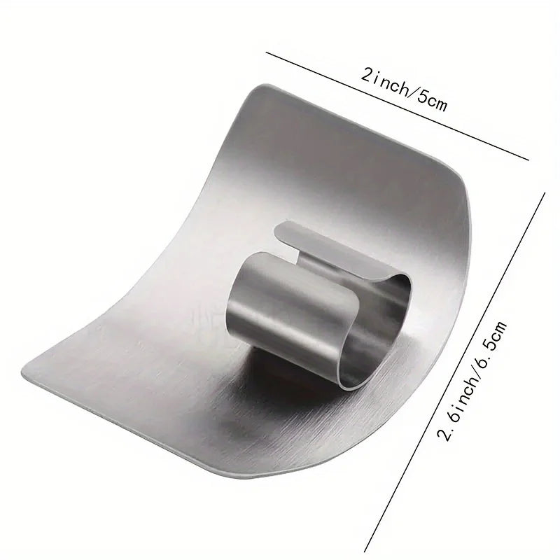 Stainless Steel Finger Guard – Safe Cutting Kitchen Gadget Kitchen Safety Tool Axl