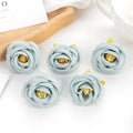 Silk Tea Rose Buds – Artificial Flowers for Home & Wedding Decor Artificial Silk Flowers Axl color 2 10pcs