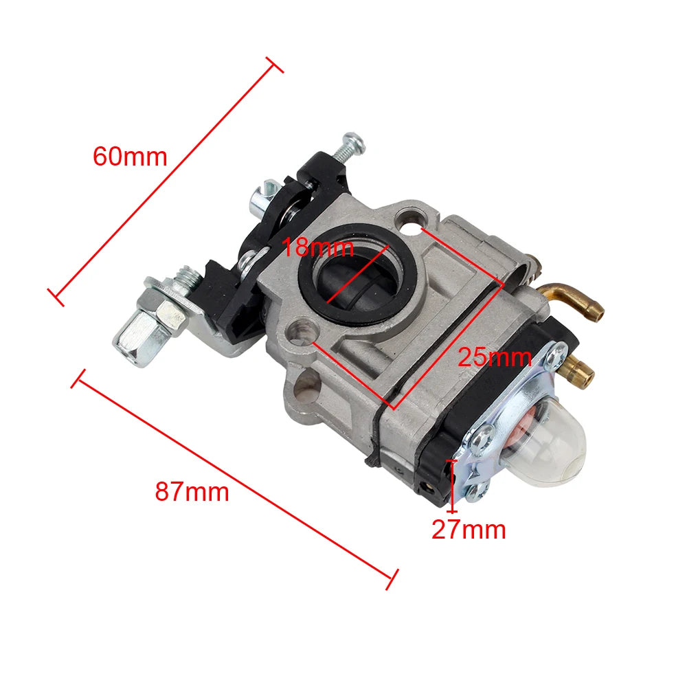 15mm Carburetor for Scooter, Brushcutter & 2-Stroke Engines Engine Carburetor Axl