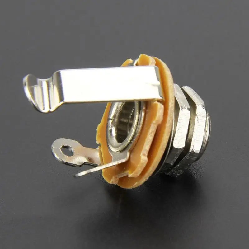 10-Pack Electric Guitar Input Jack 1/4" Mono Socket Nut & Washer Guitar Jack Socket Axl