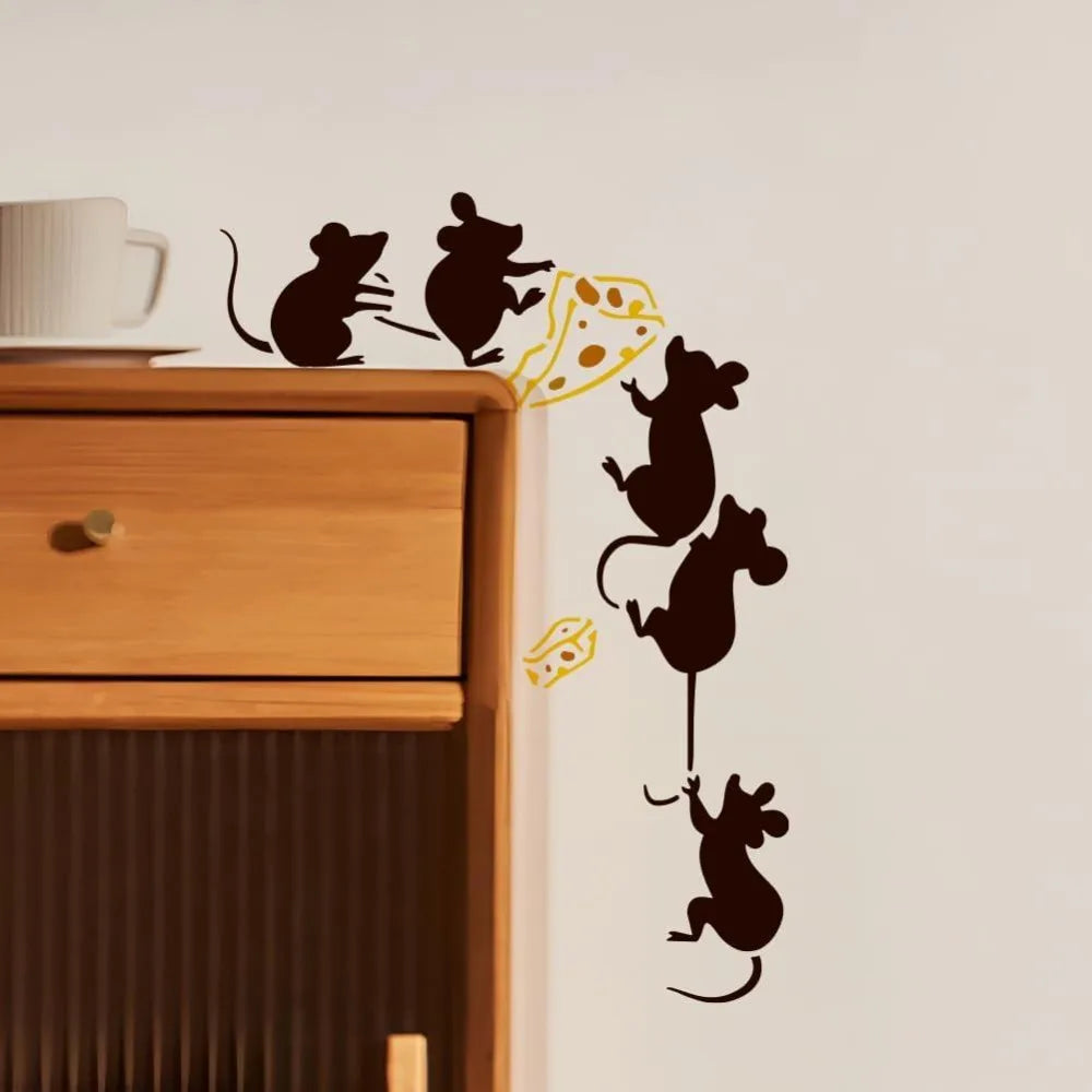 Mouse & Cheese Painting Stencil with Brush – 8.3x11.7 in Painting Stencil Axl