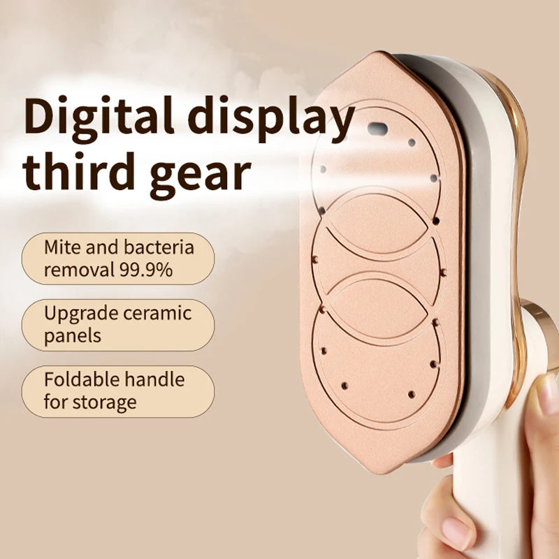 BALASHOV 1200W Handheld Garment Steamer – 3-Speed Touch Screen Garment Steamer Axl