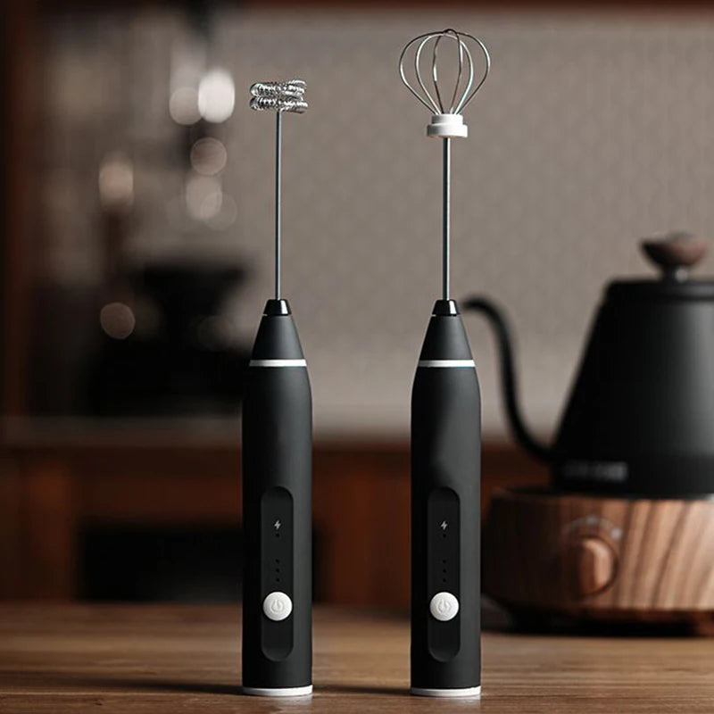 Wireless Rechargeable Handheld Milk Frother – High-Speed Blender Handheld Milk Frother Axl