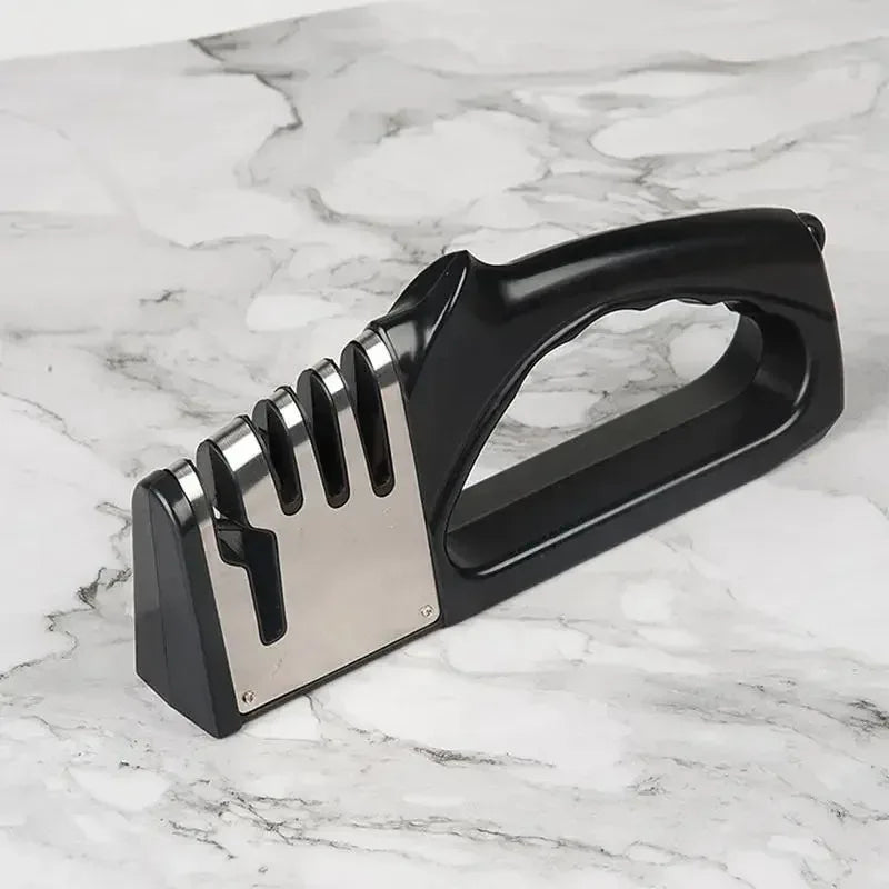 4-Stage Knife Sharpener – Portable Non-Slip Kitchen Tool Knife Sharpener Axl