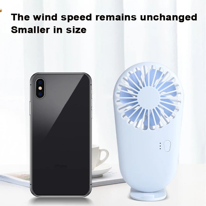 Portable Handheld Fan with Base & Hanging Rope | 3 Colors Portable Handheld Fan Axl
