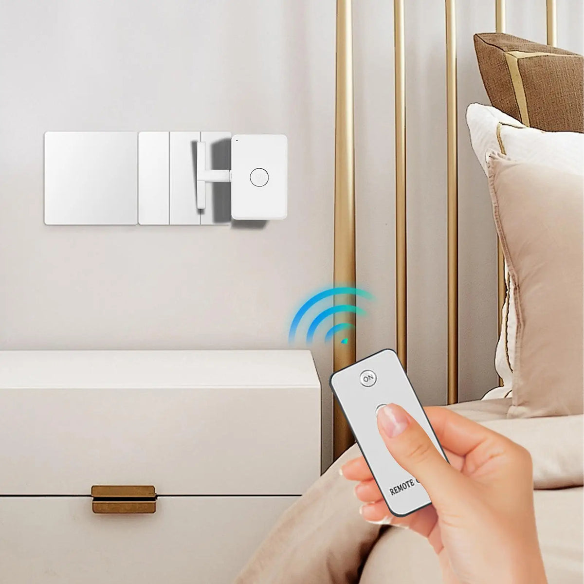 Smart Wireless Button Pusher – 10M Remote, No Wiring Needed Smart Home Remote Axl