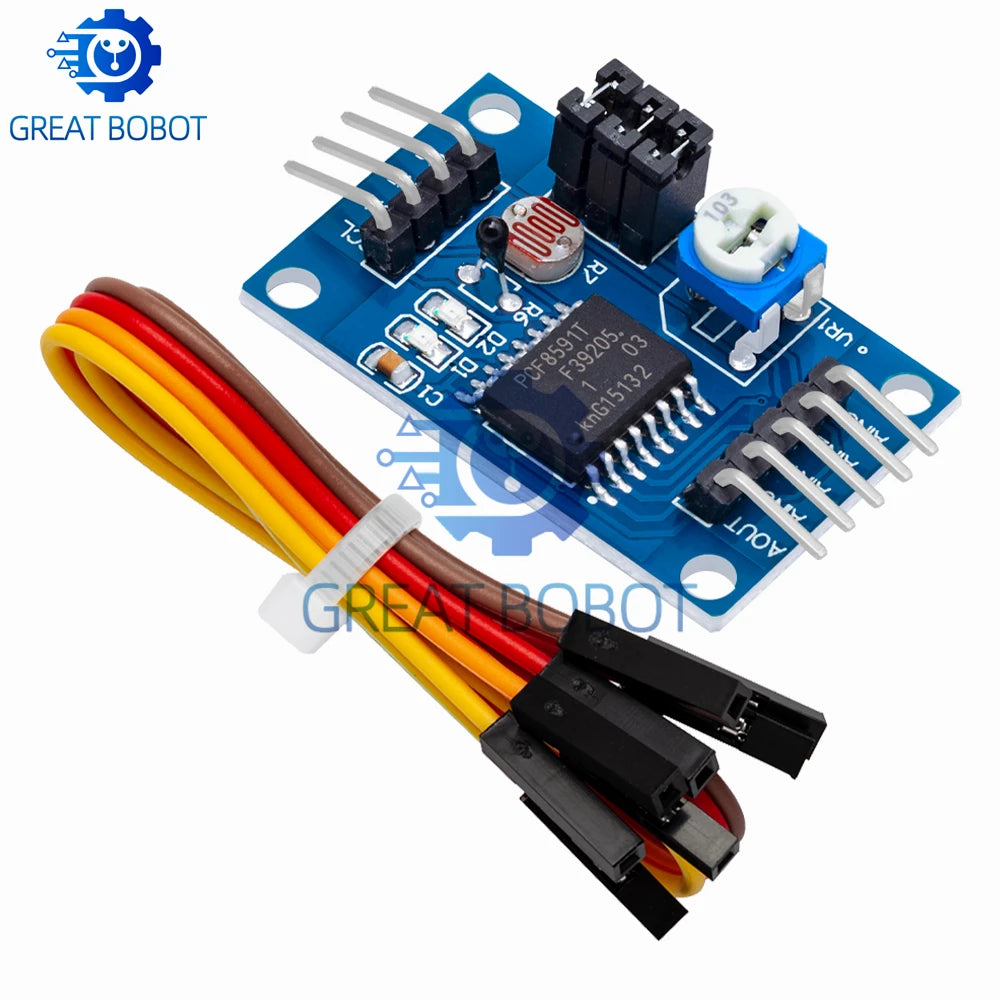 PCF8591 AD/DA Conversion Module – Digital & Analog Converter AD/DA Converter Module Axl