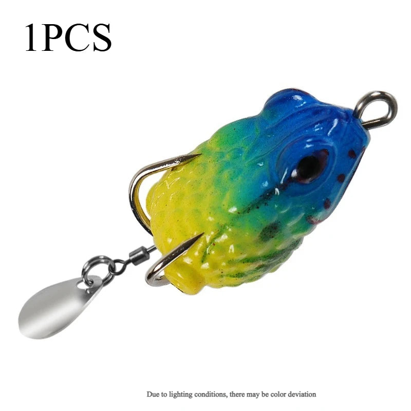 Mini Bullfrog Soft Frog Fishing Lure 2.5cm 3g | Thai Style Bait Soft Fishing Lure Axl 08-1PCS
