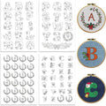 Water Soluble Embroidery Patterns – 80 Christmas Designs, 4 Sheets Embroidery Pattern Kit Axl AECH04-18801
