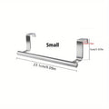 No-Drill Cabinet Door Towel Rack – Zinc Alloy Kitchen Organizer Cabinet Towel Rack Axl S