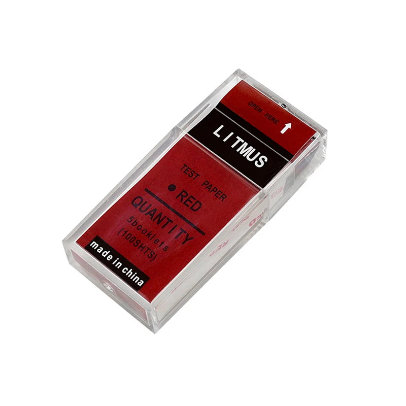 100-Pack Red & Blue Litmus pH Test Strips – Water, Soil & Lab pH Test Strips Axl Blue