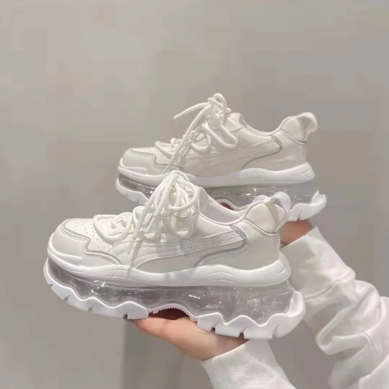MCDV Women's Chunky Sole Lace-Up Fashion Sneakers Women's Fashion Sneakers Axl