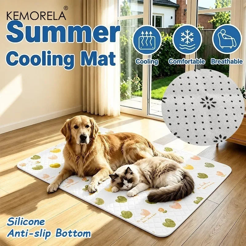 Pet Cooling Mat – Non-Slip Ice Pad for Dogs, Cats & Rabbits Pet Cooling Mat Axl 1PCS 50X70cm
