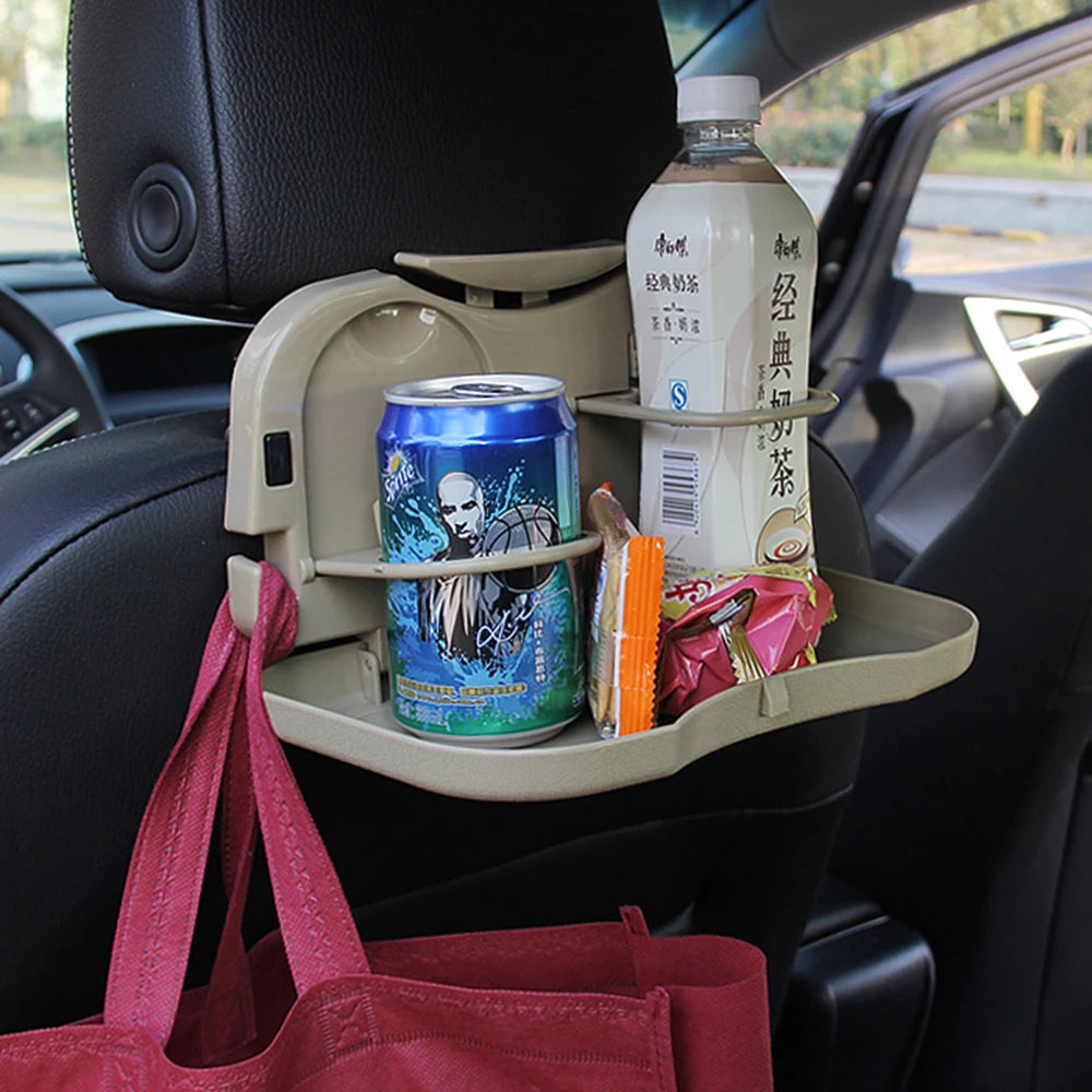 Foldable Car Back Seat Tray Table & Cup Holder Car Seat Tray Axl