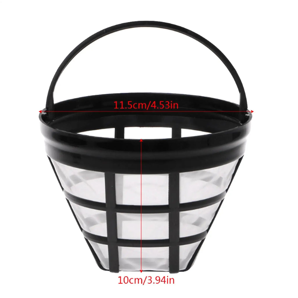 Reusable #4 Cone Coffee Filter – Nylon Mesh Basket Reusable Coffee Filter Axl