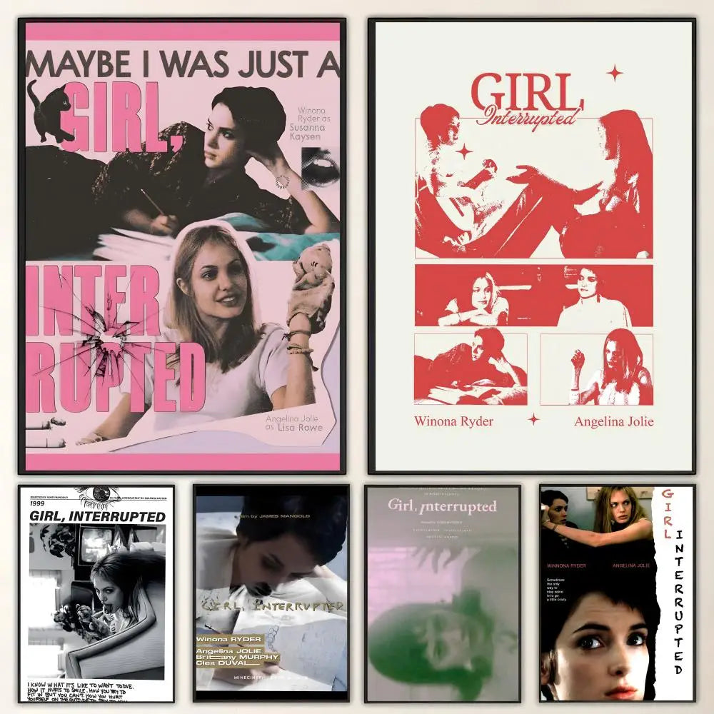 Girl Interrupted Movie Poster – HD Waterproof Wall Art Decor Movie Wall Poster Axl
