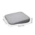 Thickened Driver Seat Booster Cushion – Non-Slip Car Riser Car Seat Booster Cushion Axl Gray Other Four Seasons