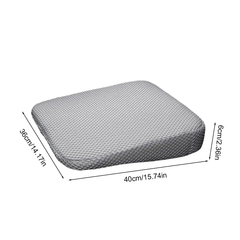 Thickened Driver Seat Booster Cushion – Non-Slip Car Riser Car Seat Booster Cushion Axl Gray Other Four Seasons