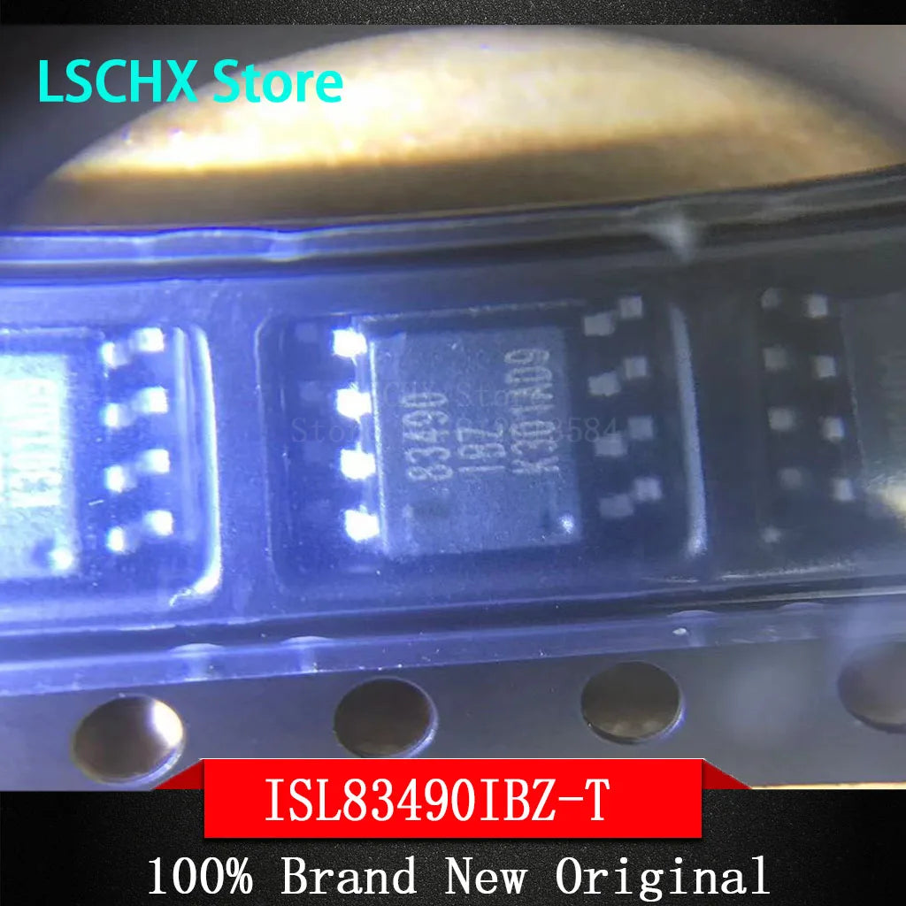 5-Pack ISL83490IBZ-T SOIC-8 3.3V 10Mbps RS-485 Transceiver IC RS-485 Transceiver IC Axl Default Title
