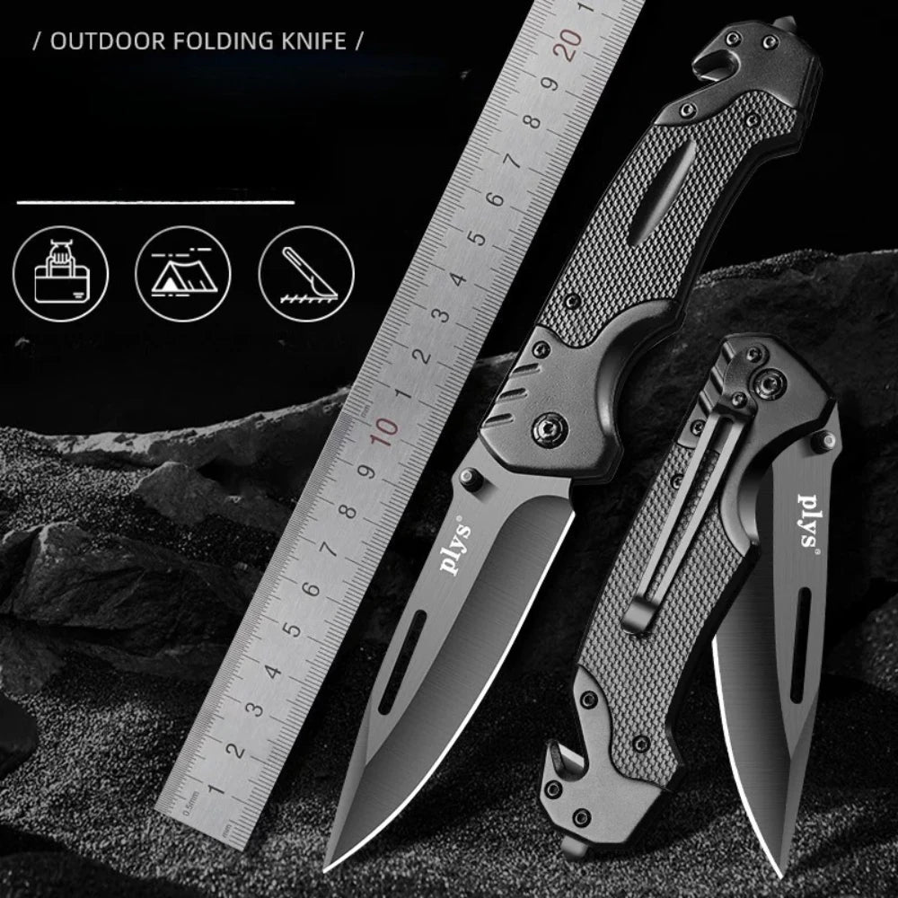 Kelshaw Heavy Duty Folding Pocket Knife – EDC Camping Survival Folding Pocket Knife Axl 1pc