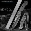 Kelshaw Heavy Duty Folding Pocket Knife – EDC Camping Survival Folding Pocket Knife Axl 1pc
