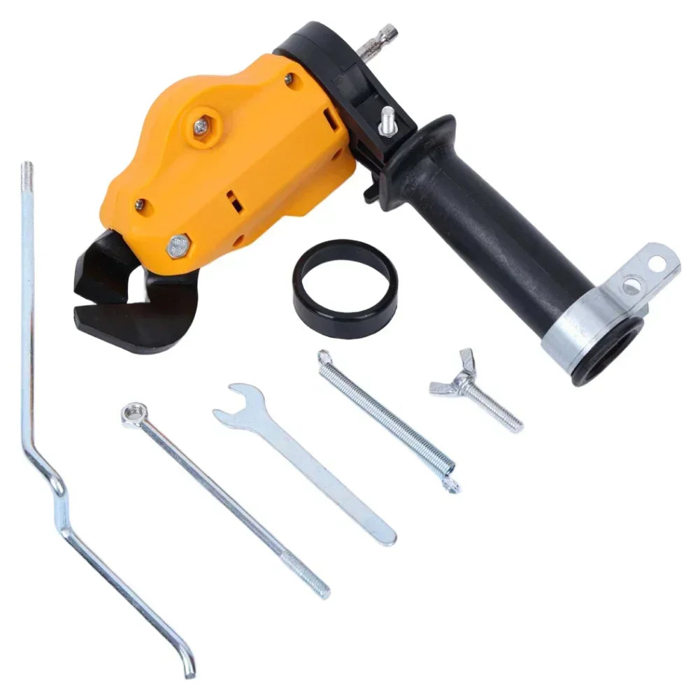 Drill-to-Shear Attachment – Electric Drill Sheet Metal Cutter Drill Shear Attachment Axl