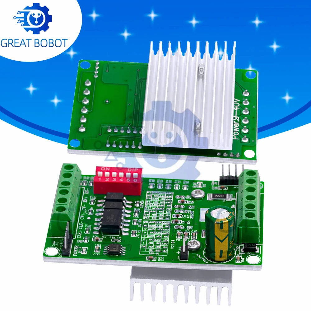 TB6560 TB67S109 Stepper Motor Driver Module 3A 32-Step Stepper Motor Driver Axl