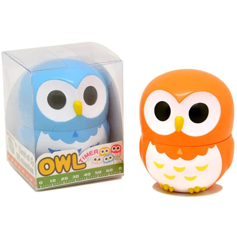 Cartoon Owl Mechanical Kitchen Timer – Cooking & Baking Mechanical Kitchen Timer Axl