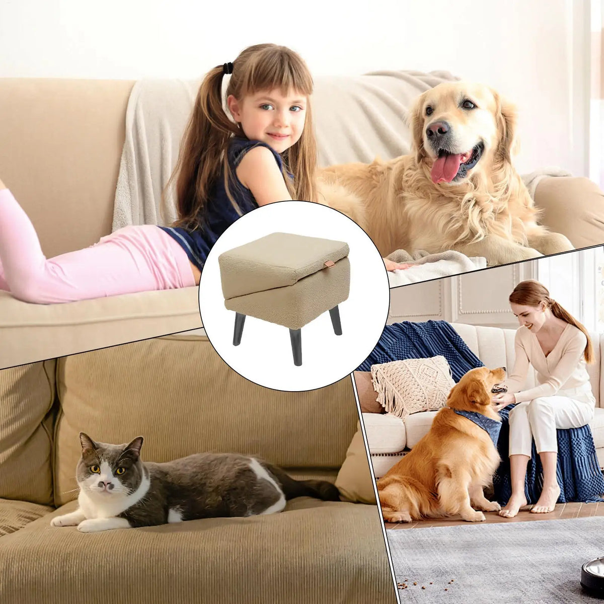 Foldable Non-Slip Pet Ramp for Bed, Sofa & Car | Dogs & Cats Pet Ramp & Steps Axl