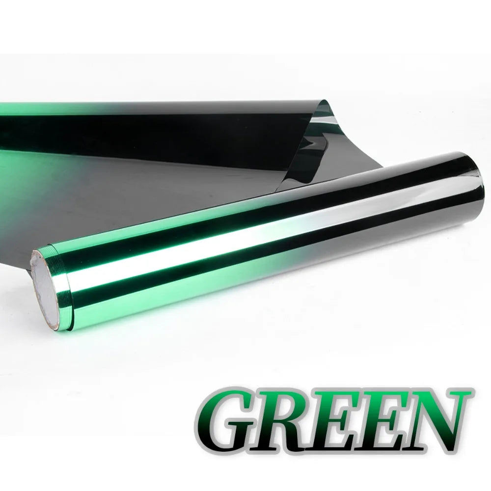 Gradient Car Window Tint Film – UV & Heat Protection 2M/3M Car Window Tint Film Axl Green 50cmX3m
