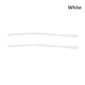 Silicone Glasses Temple Tips – Non-Slip Eyeglass Ear Covers Eyeglass Temple Tips Axl White