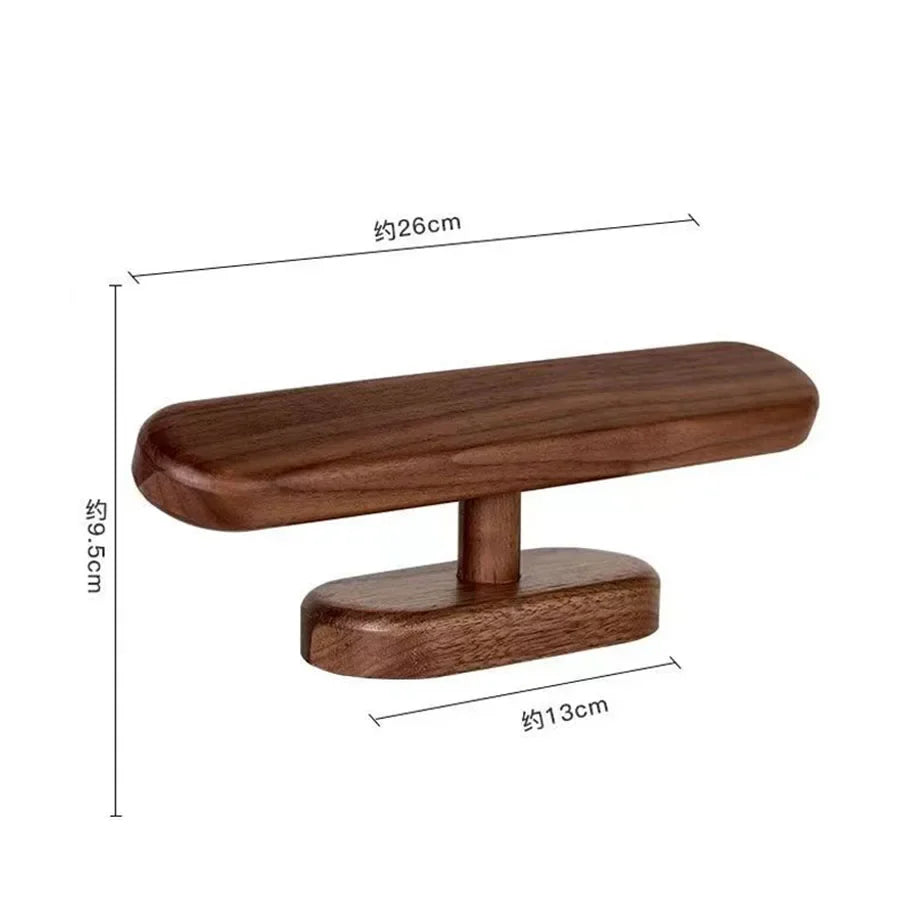Walnut Wood Jewelry Display Stand – Watch & Anklet Rack Jewelry Display Stand Axl S As whown