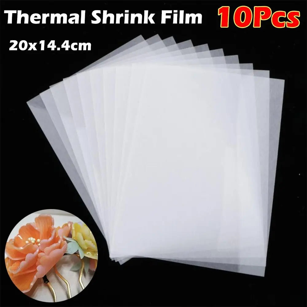 10-Pack Shrink Plastic Sheets – DIY Thermal Shrink Art Film Shrink Art Film Axl