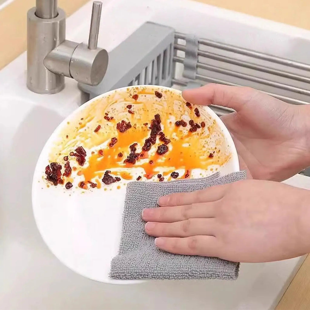 20-Pack Microfiber Cleaning Cloths – Kitchen Dish Rags & Towels Microfiber Cleaning Cloths Axl